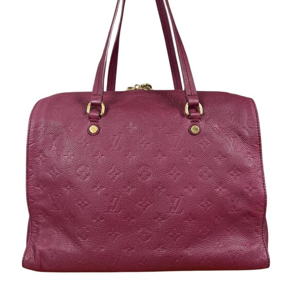 LOUIS VUITTON Aurore Empreinte Bag Satchel Handbag Monogram Leather LV Auth - Picture 9 of 16